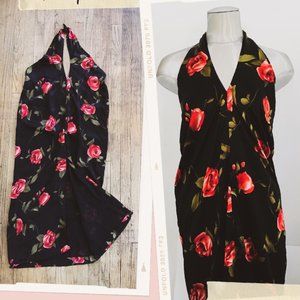 Rose Halter Dress